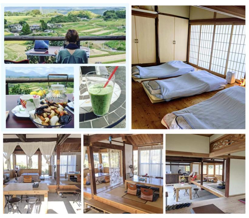 天空cafe寿ぐ Villa Yufu Eksteriør bilde